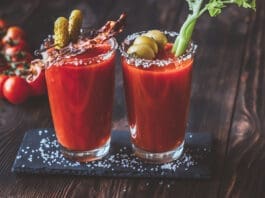 Two Glasses Of Bloody Mary