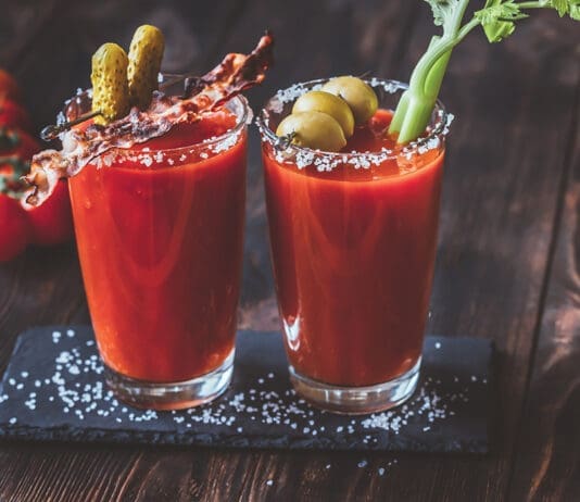 Two Glasses Of Bloody Mary