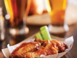 Buffalo Chicken Wings In Basket