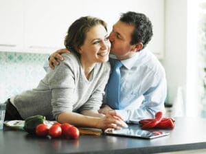Happy Couple Loving Feeling