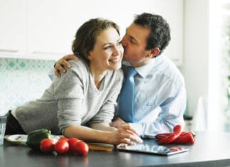 Happy Couple Loving Feeling