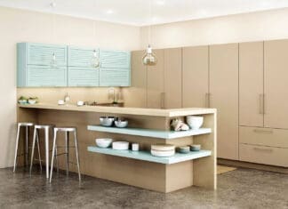 Granite Plus Beachy And Beige Modern Kitchen