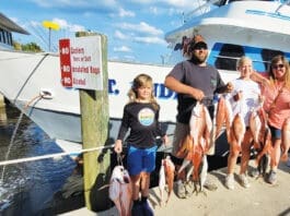 Capt Anderson Fishing Family