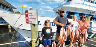 Capt Anderson Fishing Family