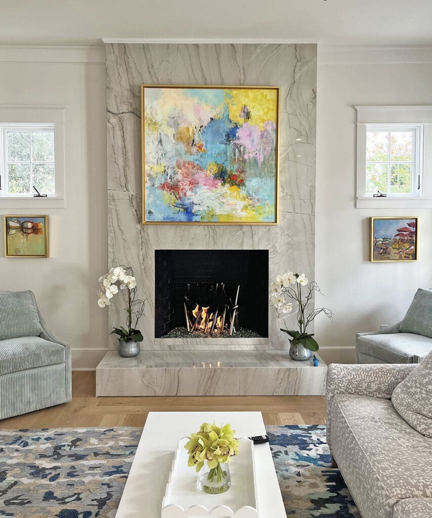 Granite Plus Fireplace Living Room