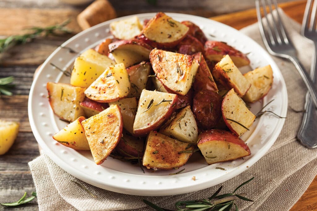 Homemade Roasted Herb Red Potatoes