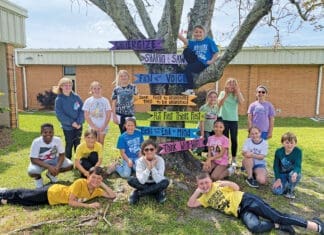 Hutchison Beach Elementary students