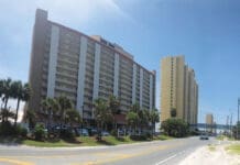 Neighboring Condos Landmark And Emerald Isle Were Built A Quarter Century Apart