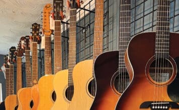 Austin Music Row Of Guitars