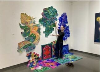 Panama City Center For The Arts Noah Beich With Artwork