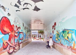 Pier Park Breezeway Mural