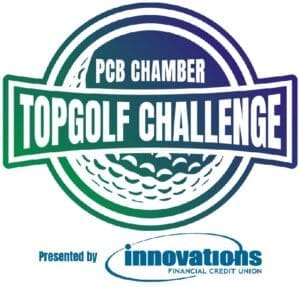 Topgolf Challenge Logo With Presenting Under