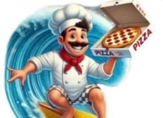 Hersheys Beach Pizza Logo