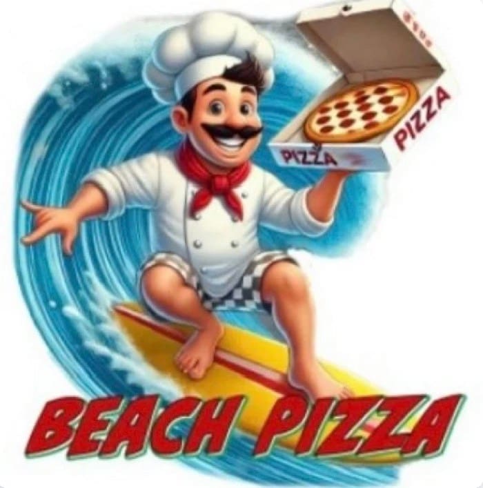 Hersheys Beach Pizza Logo