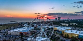Pier Park Sky Wheel At Sunset (1)