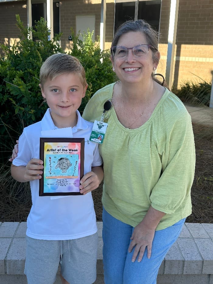 Student Artist Wyatt Artsonia Winner