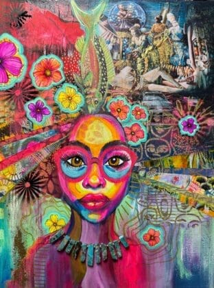 Katie Hughes Mixed Media Painting 2
